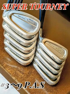 MacGregor・マグレガー Super Tourney Forged REG.NO M205R ST PRO FLEX(R) ★スーパーターニー M205R アイアン #3~9 P.A.S 10本セット 