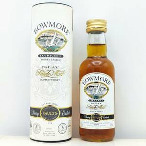 【全国送料無料】BOWMORE DARKEST Sherry Casked ISLAY Single Malt Scotch Whisky　43度　50ml【ボウモア シェリーカスク ダーケスト】