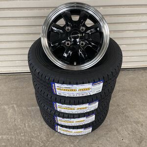 GYRAFT 8S◆グッドイヤー　カーゴプロ145/80R12エブリィアクティハイゼットクリッパー　リフトアップ　軽トラ 軽バン 4本セット　ブラック