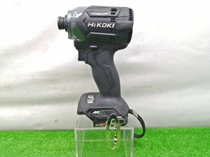 中古品 HiKOKI ハイコーキ 36V コードレス インパクトドライバ ストロングブラック WH36DC(NNB)