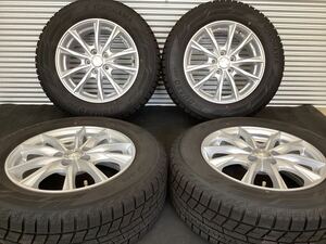 ■Exceeder トヨタ専用 平座面[15インチ 6J 5穴 PCD100 +45]■YOKOHAMA ICEGUARD IG60[195/65R15]2023年製スタッドレス4本セット■プリウス