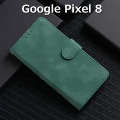 Google Pixel8 ケース 手帳 グリーン