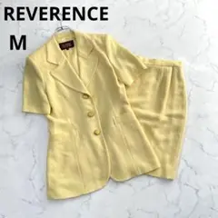 ＊REVERENCE＊スーツ セットアップ 半袖ジャケット スカート サマー M