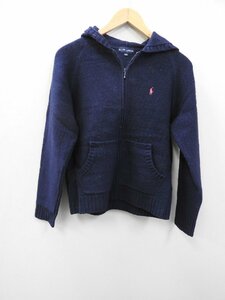 RALPH LAUREN　ジップアップウールニット　160サイズ