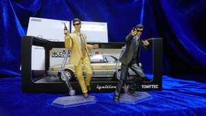 1/18 NISSAN LEOPARD Ignition mode TOMYTEC figma 鷹山敏樹 大下勇次 日産レパード あぶない刑事 タカ ユージ イグニッションモデル 