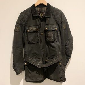 60s-70s ベルスタッフ Belstaff トライアルマスター TRIAL MASTER オイルドジャケット MADE IN ENGLAND