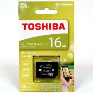 microSDHCカード【16GB】CLASS10 東芝 TOSHIBA MSDAR40N16G UHS-I対応【即決】マイクロSDHCカード SD変換アダプタ付★4562131647777 新品