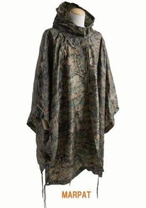 USタイプ　リップストップナイロンポンチョ　MARPAT　041433