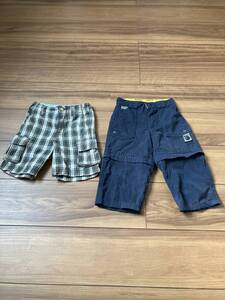 ベビー　子供　キッズ　GAP ギャップ 半ズボン　ハーフパンツ　ショートパンツ　2WAY 90 18～24M 2本セット