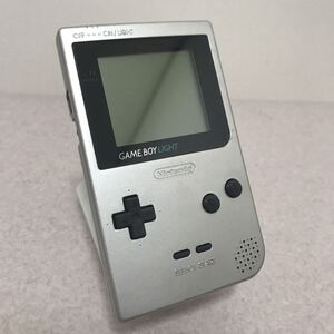 ■【極上美品】ゲームボーイライト シルバー ニンテンドー GAMEBOY LIGHT Nintendo 任天堂