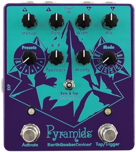 新品 即納 EarthQuaker Devices Pyramids Stereo Flanger アースクウエイカーディバイス