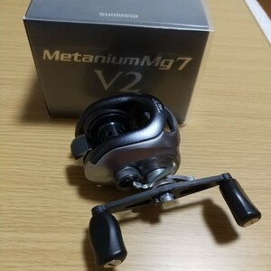 シマノ☆11メタニウムmg7 V2☆限定色☆右ハンドル☆ZPIカーボンハンドル☆ハンドルノブ☆07メタニウム