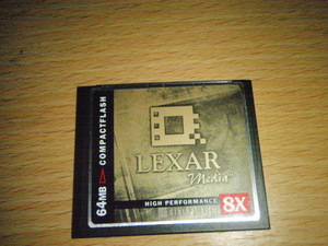 L003-02 LEXAR製CFメモリカード 64MB 8x