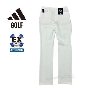 新品未使用 アディダス ゴルフ【W73】ロングパンツ adidas GOLF ストレッチ 撥水 EX STRETCH ACTIVE ズボン ULTIMATE ウェア ウエスト 6634