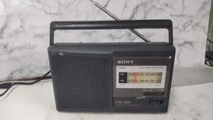 S1160 SONY ICF-29 昭和レトロ AM&FMラジオ ヴィンテージ/ソニー 通電&ラジオ受信OK その他詳細動作未確認 現状品 JUNK