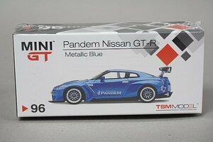 MINI GT / TSM 1/64 Nissan 日産 Pandem GT-R R35 GTウイング メタリックブルー (右ハンドル) MGT00096-R