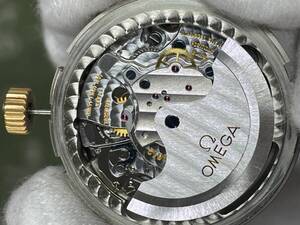 【可動品】Omega オメガ ラトラパンテ 自動巻き ムーブメント Cal.3612A ベース Frederic Piguet YGリューズ・風防付属【現状】№64340②