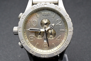 ジャンク NIXON ニクソン THE51-30 CHRONO 11J クロノグラフ クォーツ 腕時計 ■29373