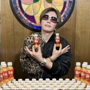 GACKT着 DOLCE&GABBANA レオパード 切り替えデザイン ボンバージャケット 50