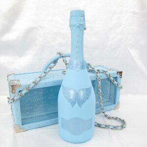 【未開栓】ANGEL エンジェル ドゥミセック ブルー レザータイプ シャンパン 750ml 12.5% ケース付 11633245 0727