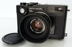 K/ minolta　LEITZ　CL　ミノルタ　ライツ　レンジファインダー　カメラ　M-ROKKOR　1:2　f=40mm　0613-2