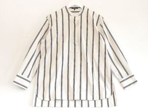 新品同様！セオリー 【22SS】シャツブラウス VENTURS STRIPE/ HILOW TUNIC ・S 2108204 sy4810213067