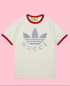 Adidas x Gucci アディダススペシャルコラボ GUCCI ロゴ Tシャツ