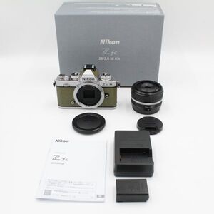 【張替サービス品（オリーブグリーン）】、ショット数5168回。★新品級★ Nikon ニコン Z fc Z 28mm F2.8（Special Edition）レンズキット