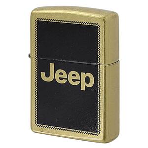 Zippo ジッポライター Jeep Logo ジープ ロゴ 自動車 クライスラー 公式ライセンス品 46225 プレゼント 贈り物 USモデル メール便可