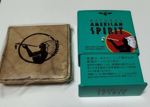 アメリカンスピリットプッシュ型タバコケース＆携帯灰皿