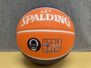 スポルディングSPALDING 71-1428 UNCLE DREWプレイヤーアクションラバーバスケットボール7号球★アンクルドリューカイリー★N2499A