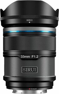 SIRUI Sniper 33mmオートフォーカスレンズ、F1.2広角APS-CカメラレンズA5 A6 A7 FX A9 ZV-E/X/Zシリーズ (E/X/Zマウント選択可) ブラック