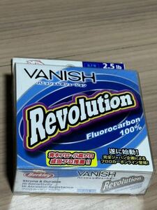 バークレイ　バニッシュレボリューション　2.5lb 150m開封済み未使用品　フロロカーボン　Berkley VANISH Revolution 