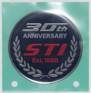 【取扱終了・特価品】STI オーナメント リア 30th 【ST91053VV280】 スバル STI30周年記念オーナメント