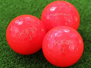 ABランク キャスコ KIRA CRYSTAL レッド 2018年モデル 20個 球手箱 ロストボール