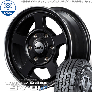 ハイゼットジャンボ 145R12 スタッドレス | ダンロップ ウィンターマックス SV01 & ガルシア シカゴ5 12インチ 4穴100