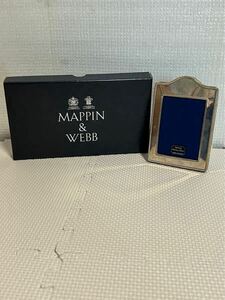 MAPPIN&WEBB マッピンアンドウェッブ フォトフレーム フォトスタンド 写真立て インテリア シルバー系