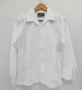 ESTRELLASTANDARD エストレヤスタンダード GUAYABERA グァジャベーラ キューバシャツ 長袖 サイズ：32 ◆FG6892