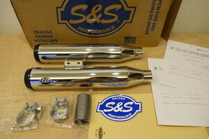 S&S FXBB / FLSL / FXLR / FXBRS / FLFBS (18-20) グランドナショナル JMCA スリップオンマフラー クローム 定価226,600円 550-0970-P 3