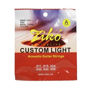 Ziko アコースティックギター弦 11-50 1セット 