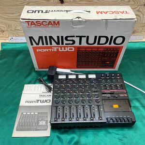 レア! TASCAM MINISTUDIO PORTA TWO マルチトラックレコーダー タスカム ミニスタジオ カセット オーディオ機器 R51351