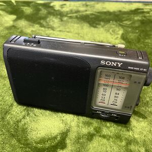 SONY ソニー AM/FM ポータブルラジオ ICF-801 電源プラグ無し