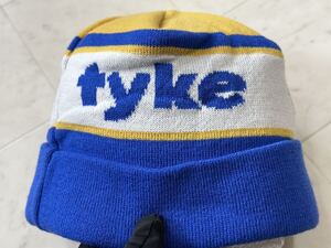 SOUND SHOP BALANSA サウンド ショップ バランサ × tyke【15th anniversary】ビーニー ニット キャップ ブルー×イエロー