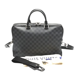 ルイヴィトン ビジネスバッグ N63298 ダンディ・ブリーフケース ダミエ ビジネスバック LOUIS VUITTON ダミエコバルト メンズ 中古