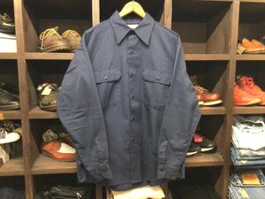 70’S SEARS PERMA-PREST WORK SHIRT SIZE L シアーズ パーマ プレスト ワーク シャツ 長袖