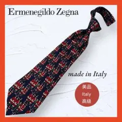 【Ermenegildo Zegna】美品 ネクタイ クリスマス サンタ柄