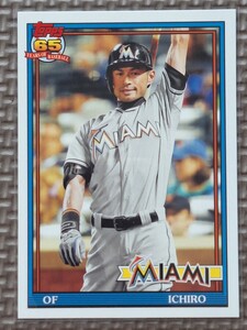 2016 Topps Archives #277 ICHIRO SUZUKI 1991 Miami Marlins New York Yankees Seattle Mariners Orix BlueWave