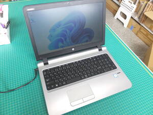 HP ProBook 450G3 core i3-6100U 8GB SSD160GB DVD 11Pro　①