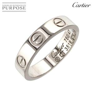 カルティエ Cartier ミニラブ #47 リング K18 WG ホワイトゴールド 750 指輪 Mini Love Ring 90252886