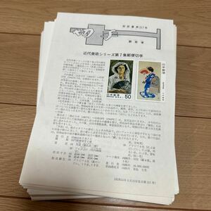 日本　みほん切手　106ページまとめ　 昭和59年〜61年　解説書貼り